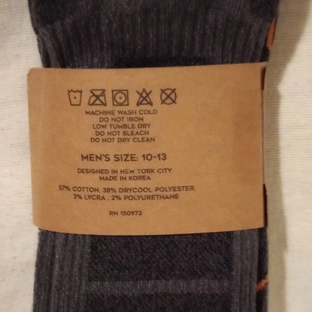 Mirmau Men's Socks Hiking Outdoor Crew Socks Sz 10-13